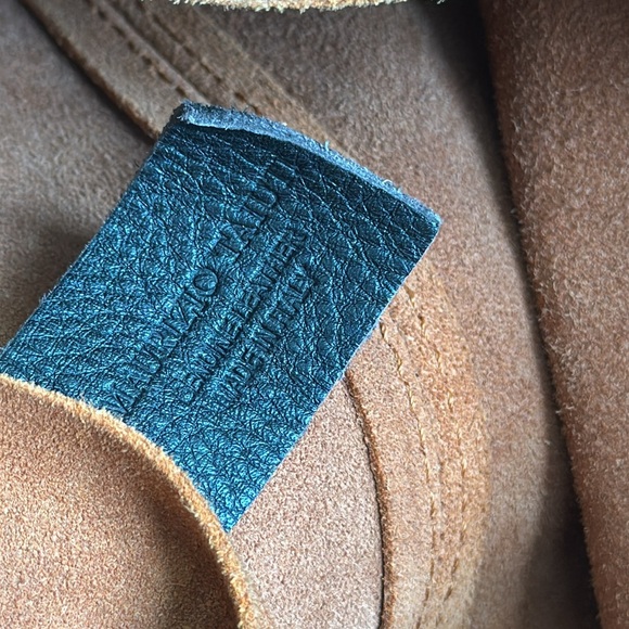 Maurizio Taiuti Genuine Italian Suede Leather Tote Hobo Bag like new - Picture 11 of 11